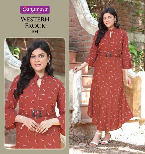 Rangmaya Long Kurtis Catalog